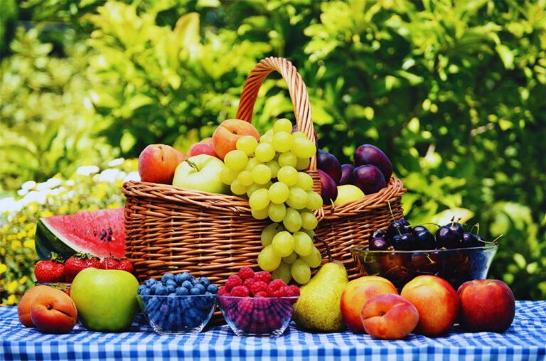 Imagem de diversas frutas